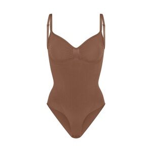 SKIMS BRIEF BODYSUIT Brown Shapewear